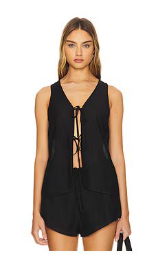 SNDYS Bijou Top in Black from Revolve.com | Revolve Clothing (Global)