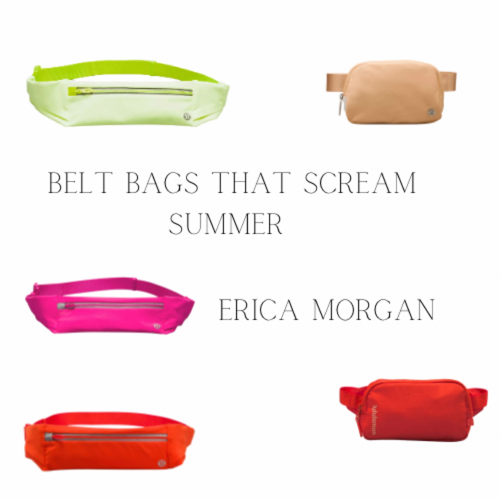Belt bags that scream summer☀️
