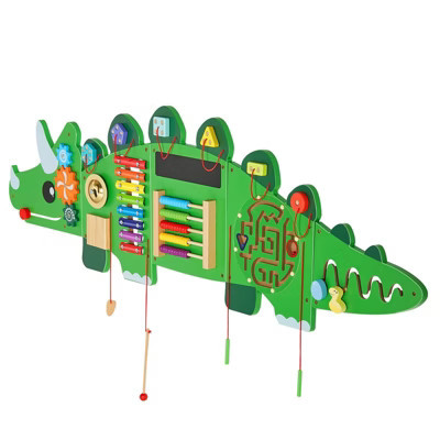Angel Sar Dinosaur Wall Busy Board, 11 Activity Sensory Wall Panel, Montessori Toy for Kids Ages 3-12, Educational | Target