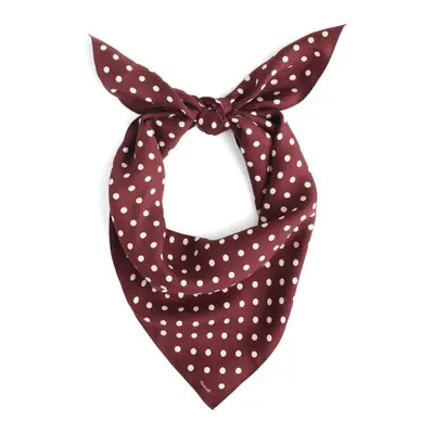 Madewell Medium Silk Bandana in Retro Blue at Nordstrom | Nordstrom