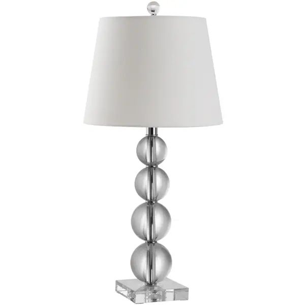 Safavieh Lighting 26.5-inch Millie Crystal Clear Ball Table Lamp | Bed Bath & Beyond