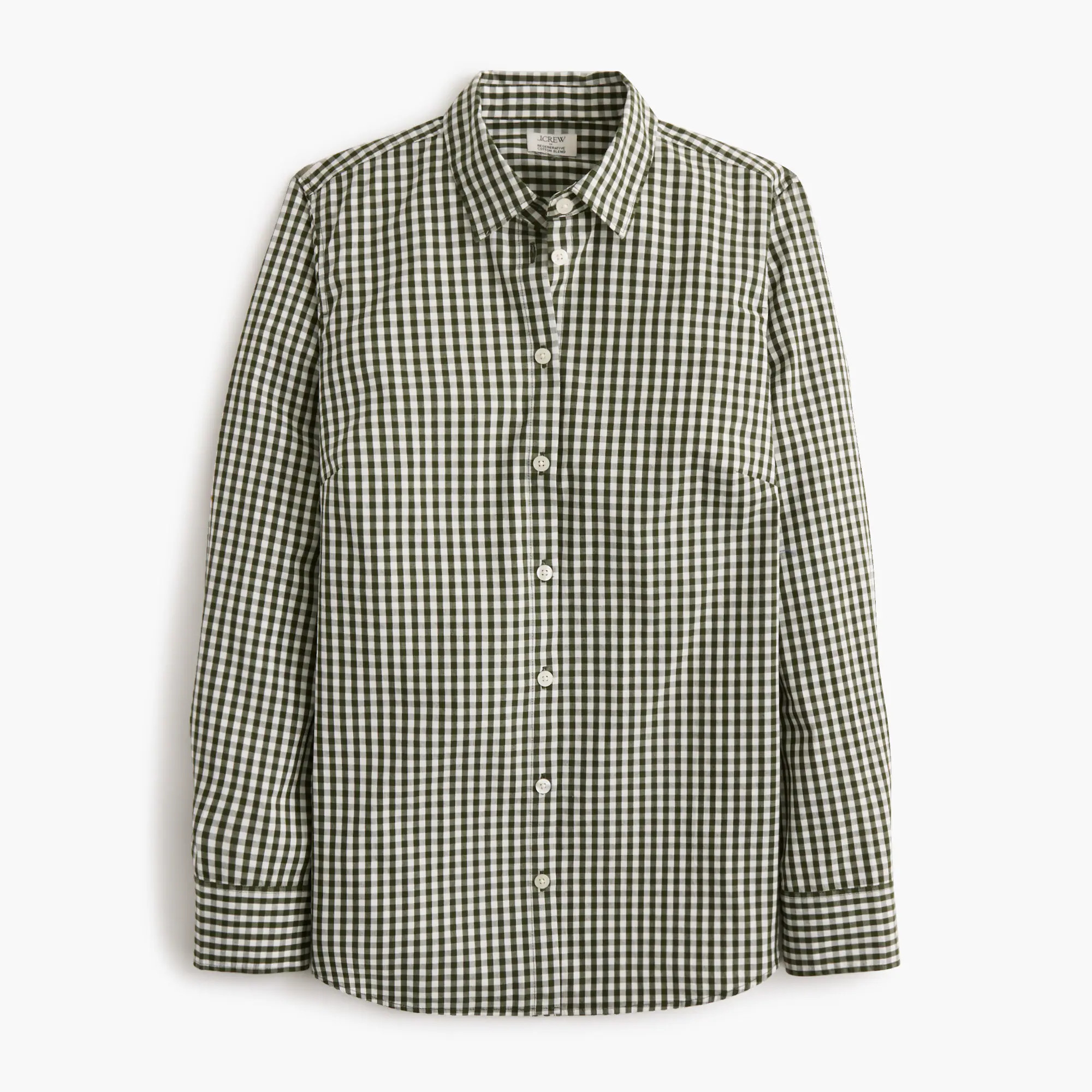 Petite poplin button-up shirt in signature fit | J.Crew Factory