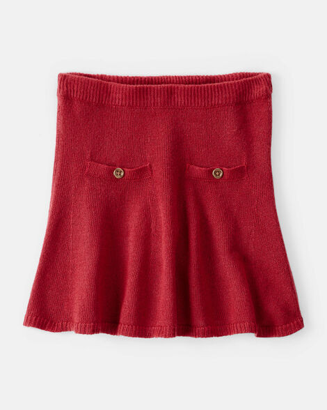 Girls Sweater-Knit Skirt - Red | Carter's Inc