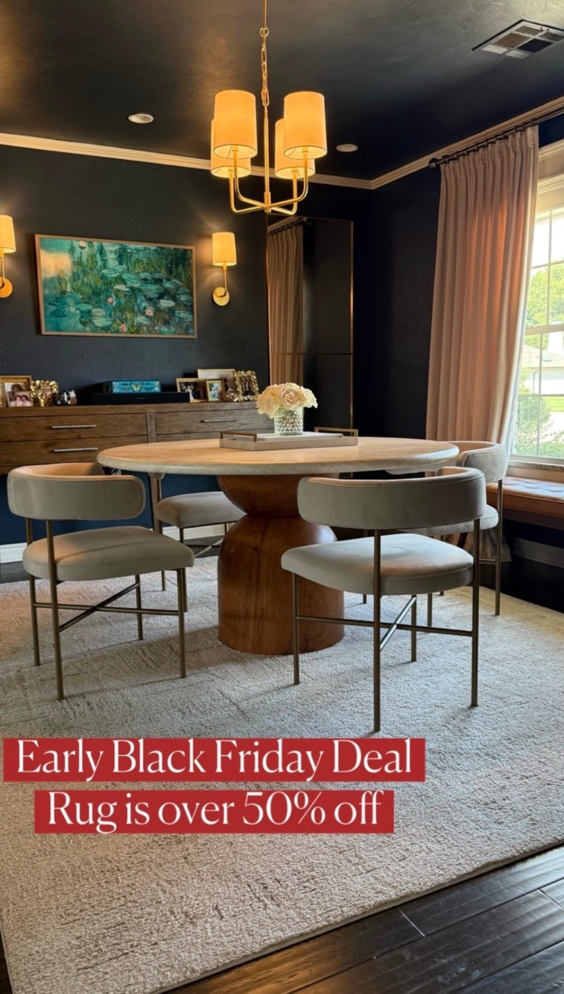 Even though this rug is white the design allow is to get a little dirty but STILL LOOK CLEAN! My messy little 5 year has tested it out but it still looks great 👏🏻

Home decor 
Rug 
Black Friday sale 

#LTKSaleAlert #LTKHome