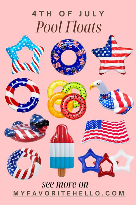 Memorial Day pool floats, patriotic pool floats

#LTKSeasonal #LTKparties #LTKswim