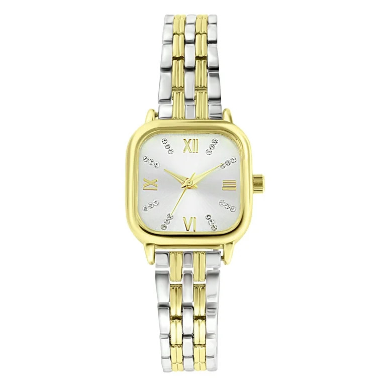 Time and Tru Women's Adult Round Two-Tone Analogue Watch | Walmart (US)
