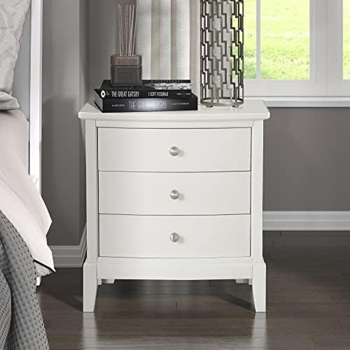 Lexicon Baylor 3-Drawer Nightstand, Antique White | Amazon (US)