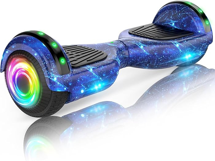 SISIGAD Scooters for Kids Ages 6-12, with Built-in Bluetooth Speaker and 6.5" Colorful Lights Whe... | Amazon (US)