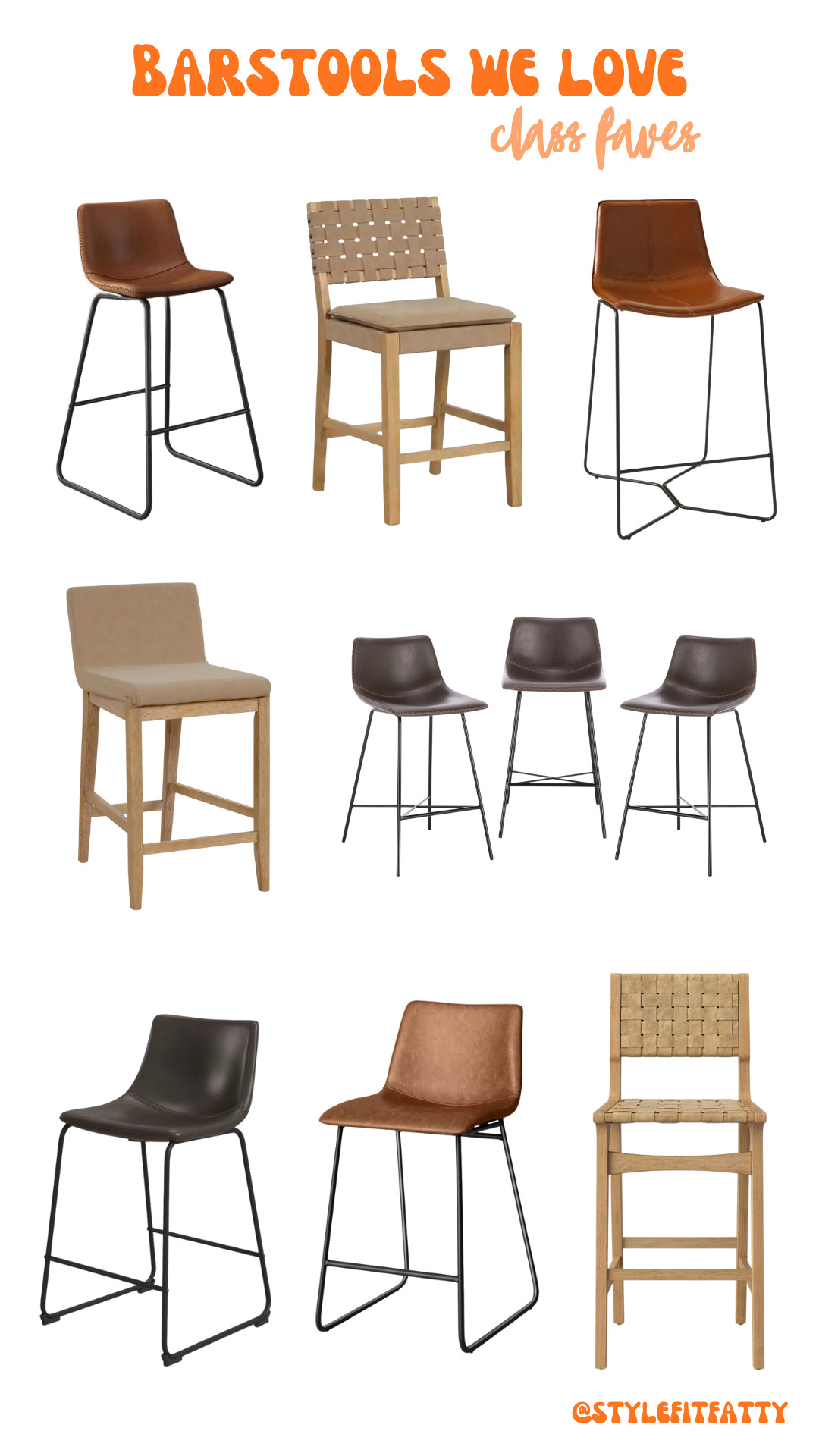 Barstools from the class that won't break the bank! #homefinds #home #homefaves 

 #LTKSeasonal #LTKHome #LTKFamily
