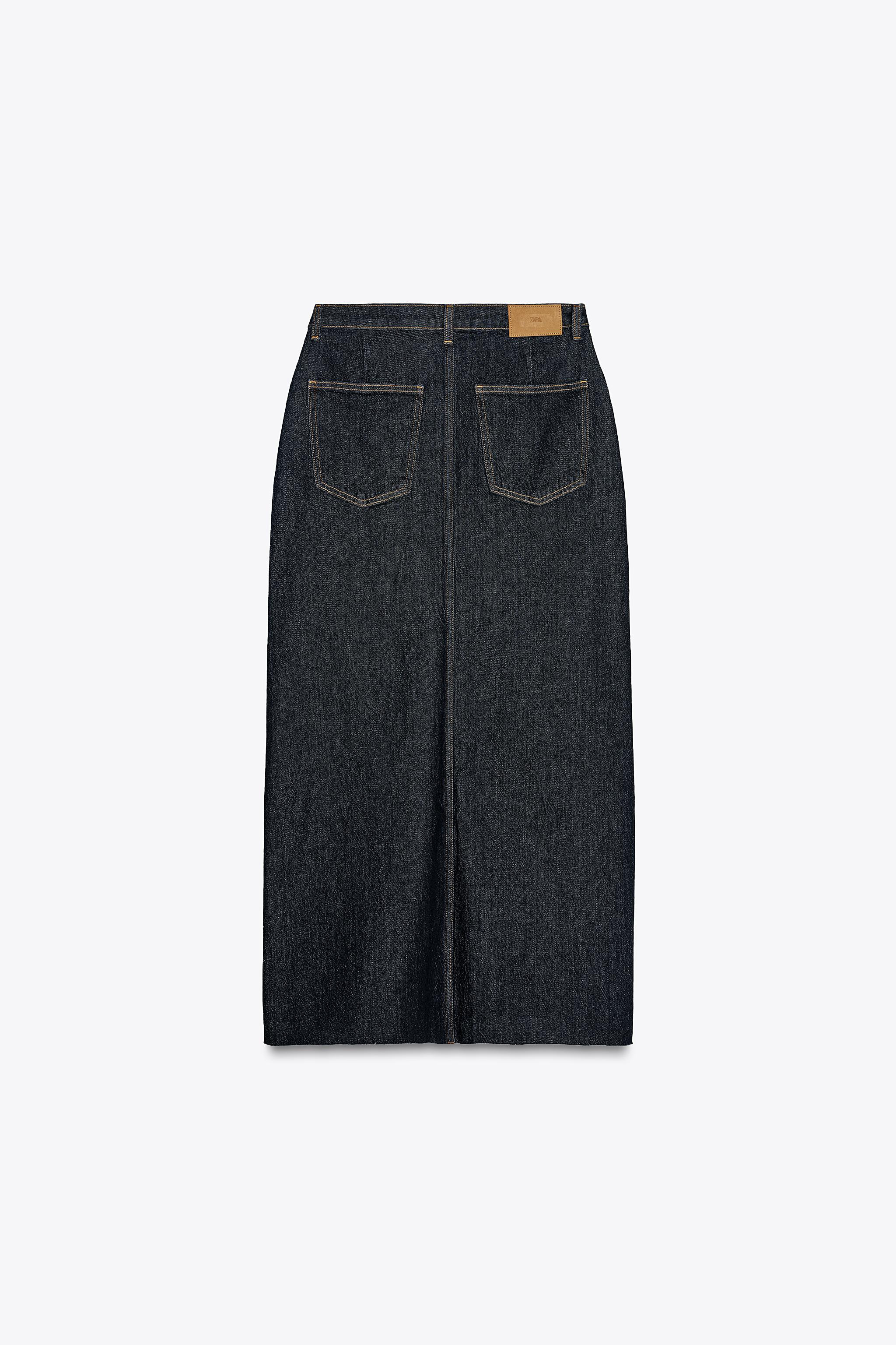 Z1975 DENIM MIDI SKIRT | Zara US