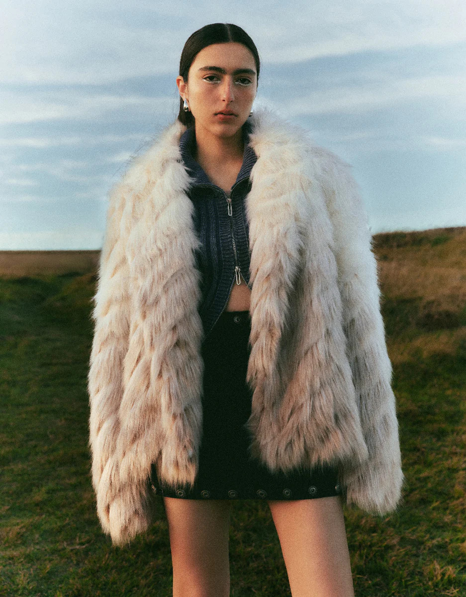 Loose Furry Coat | Urban Revivo