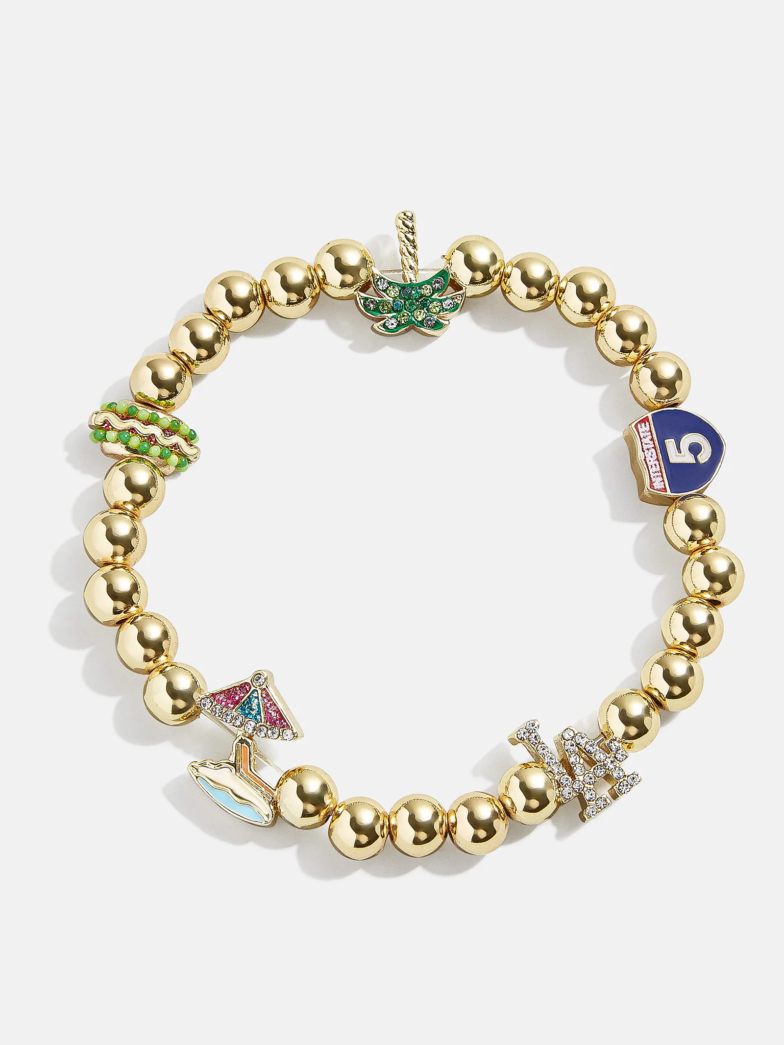 MLB Pisa Charm Bracelet - Los Angeles Dodgers | BaubleBar