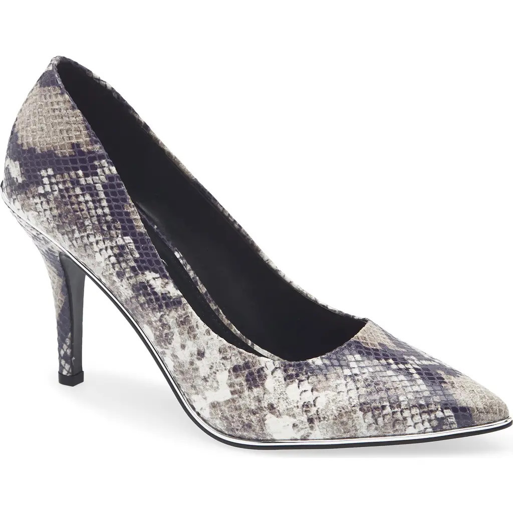 DKNY Preston Snakeskin Print Pump in Morel at Nordstrom Rack, Size 9.5 | Nordstrom Rack
