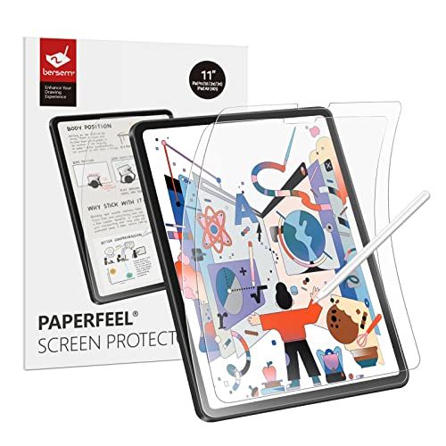 BERSEM [2 PACK] Paperfeel Screen protector Compatible with iPad Air 5th / 4th Generation (10.9 inch, | Amazon (US)