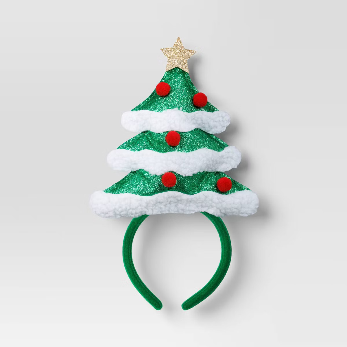 13" Fabric Christmas Tree Lit Headband - Wondershop™ | Target
