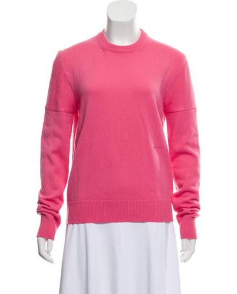 Calvin Klein 205W39Nyc Cashmere Embroidered Sweater w/ Tags Pink | The RealReal