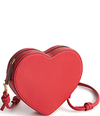 Vera Bradley Verona Heart Crossbody Bag - Goji Berry Red | Dillard's