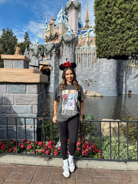 Loved this tee for our trip to Disneyland! Taylor Swift Eras Tour inspired Disney princess shirt available in several colors and sizes and perfect for family matching with kids. 

Wearing size medium

Petite, Disney outfit, Disneyland, disney world, white sneakers, Etsy finds

#LTKfindsunder50 #LTKfamily #LTKstyletip