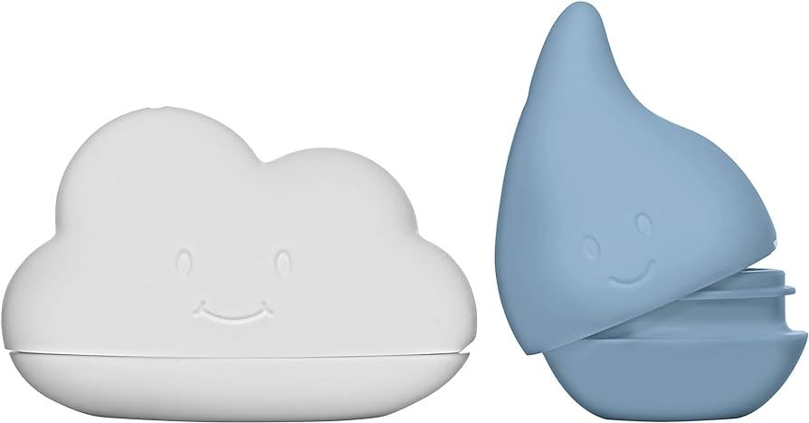 Ubbi Muted Color Cloud and Droplet Bath Squeeze Toys, Baby Bath Accessory, Water Toys for Toddler... | Amazon (US)