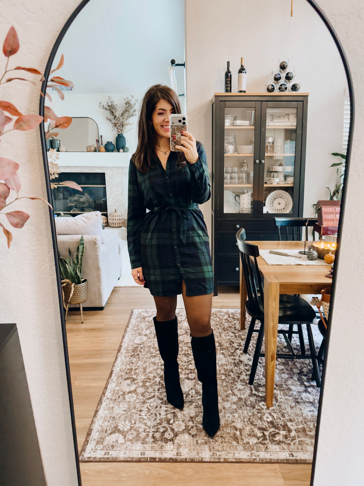 In a medium tall plaid dress

Love this fun, festive look! 


fall outfits, family photos outfits, fall family photos, jeans, boots, thanksgiving outfit, trending, midsize fall, fall outfit inspo, midsize style, casual outfit, fall colors, sweater weather, midsize fashion, fall fashion, fall chic, easy outfit, mom style, midsize mom, trending fall fashion, plaid dress, fall dress, black boots, sheer tights

#LTKStyleTip 

#LTKMidsize #LTKHoliday