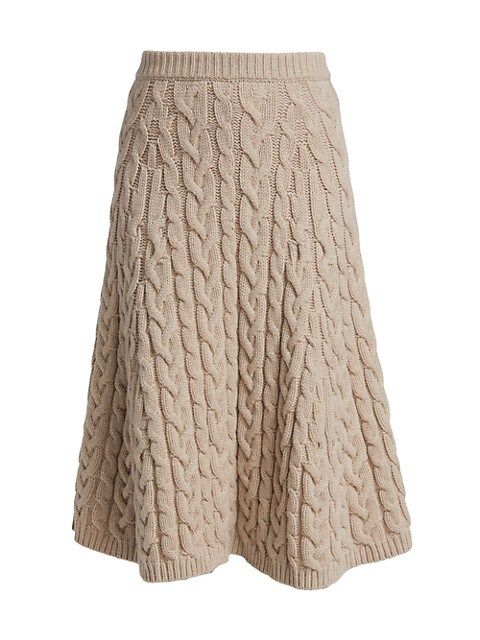 Tayla Cable-Knit Midi Skirt | Saks Fifth Avenue
