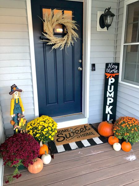 Almost time for fall decor! Here’s my fall door from last year 
Fall season
Fall decorations
Fall porch 
Front porch


#LTKunder50 #LTKhome #LTKSeasonal