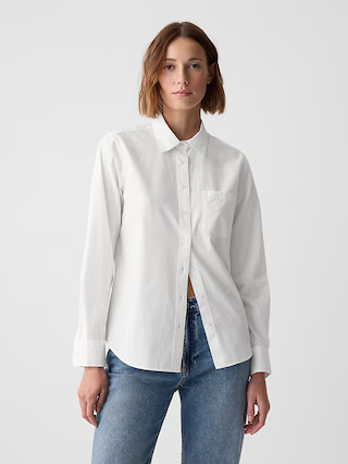 Organic Cotton Poplin Classic Shirt | Gap (US)
