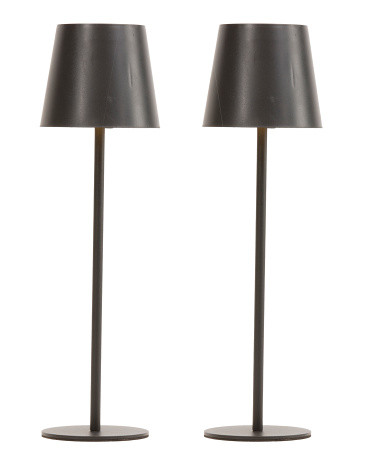 2Pk 14In Modern Shade Tabletop Touch Lamps | TJ Maxx