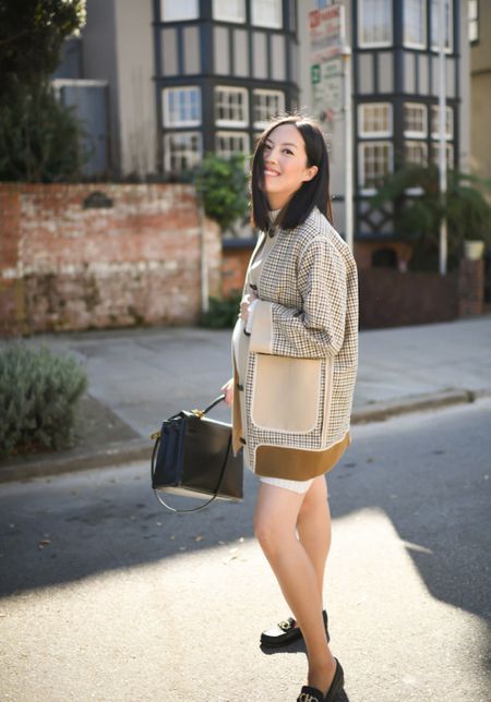 Plaid jacket, sweater dress, and Ferragamo loafers

#springoutfit
#maternityoutfit
#classicstyle
#blackloafers
#springshoes

#LTKSeasonal #LTKstyletip #LTKsalealert