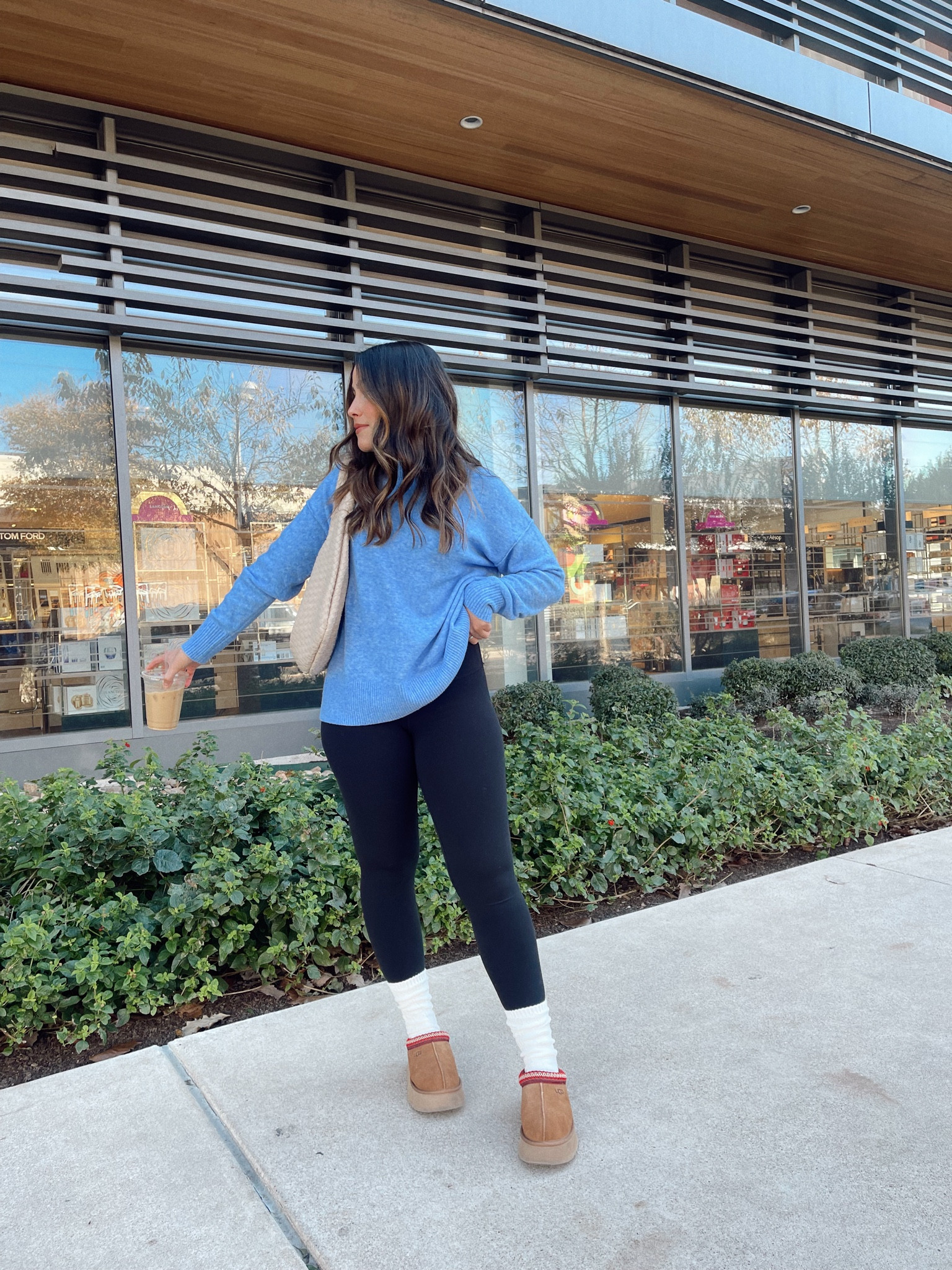 Cozy outfit, aerie sweater, ugg slippers 
Tazz Uggs 

#LTKshoecrush