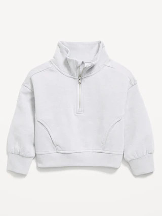 Dynamic Fleece Quarter-Zip Pullover Sweatshirt for Toddler Girls | Old Navy (US)