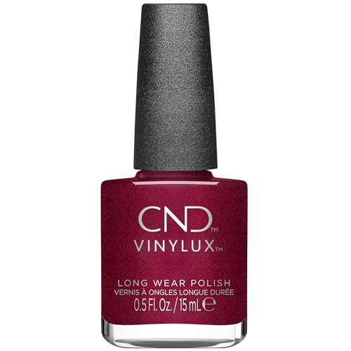 CND Vinylux Longwear Red Nail Polish, Gel-like Shine & Chip Resistant Color, Red Baroness, 0.5 fl. oz | Amazon (US)