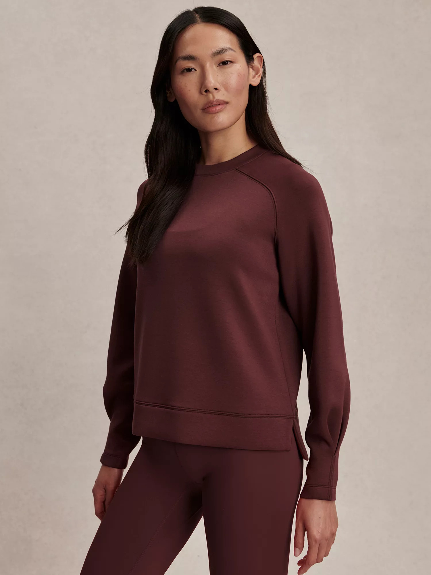Varley Women's Zosia Crewneck Midlayer, Small, Sassafras | DICK'S Sporting Goods