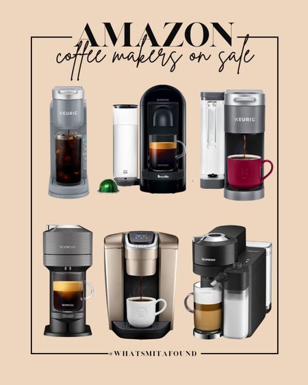 Save big on coffee makers on sale at Amazon! Nespresso machines on sale and Keurig machines on sale. Nespresso on sale, Keurig on sale, Nespresso vertuo next on sale, Nespresso vertuo plus on sale, keurig k supreme on sale, Keurig mini on sale, keurig sale, Nespresso sale, Nespresso machine sale, Keurig machine sale, Keurig coffee maker sale, Nespresso coffee maker sale 

#LTKsalealert #LTKfindsunder100 #LTKhome