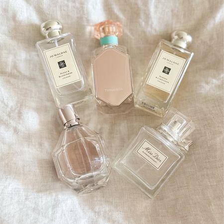 Soft fresh Perfume is my jam! Strong enough to smell but not overpowering. Here are some of my favorites in my current rotation. #tiffanyadco #jomalone #missdior #flowerbomb 

#LTKbeauty #LTKstyletip