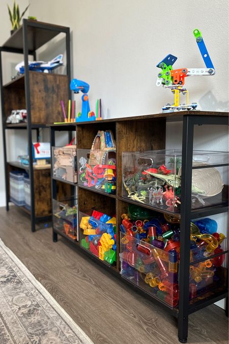 Playroom toy storage and organization. Shelves, bookshelf, storage cubes, bins, and more! 

#LTKhome
