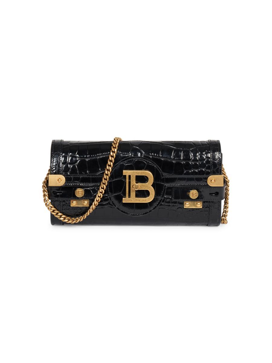 B-Buzz 23 Crocodile-Embossed Leather Pouch | Saks Fifth Avenue