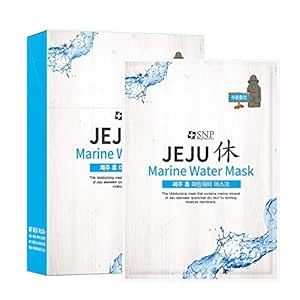 SNP - Jeju Rest Marine Water Korean Face Sheet Mask - Intensive Moisture for Extremely Dry & Sens... | Amazon (US)