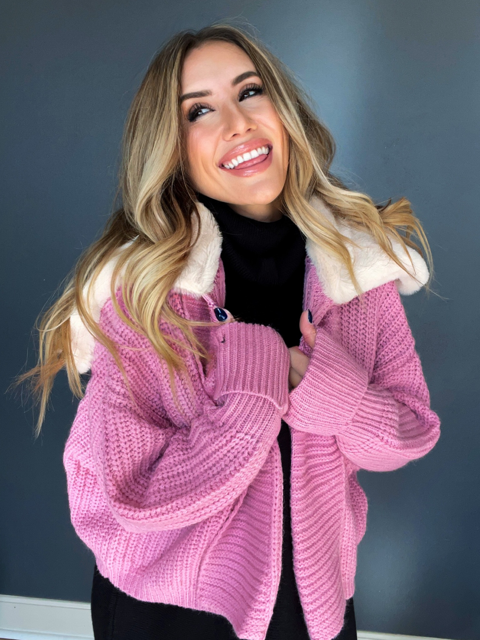 Only $30! Ok I’m never taking this cozy pink sweater off 😍 so soft and could be paired with a holiday outfit. Don’t miss out on the Black Friday sale. Wearing small

#LTKsalealert #LTKunder50 #LTKCyberweek