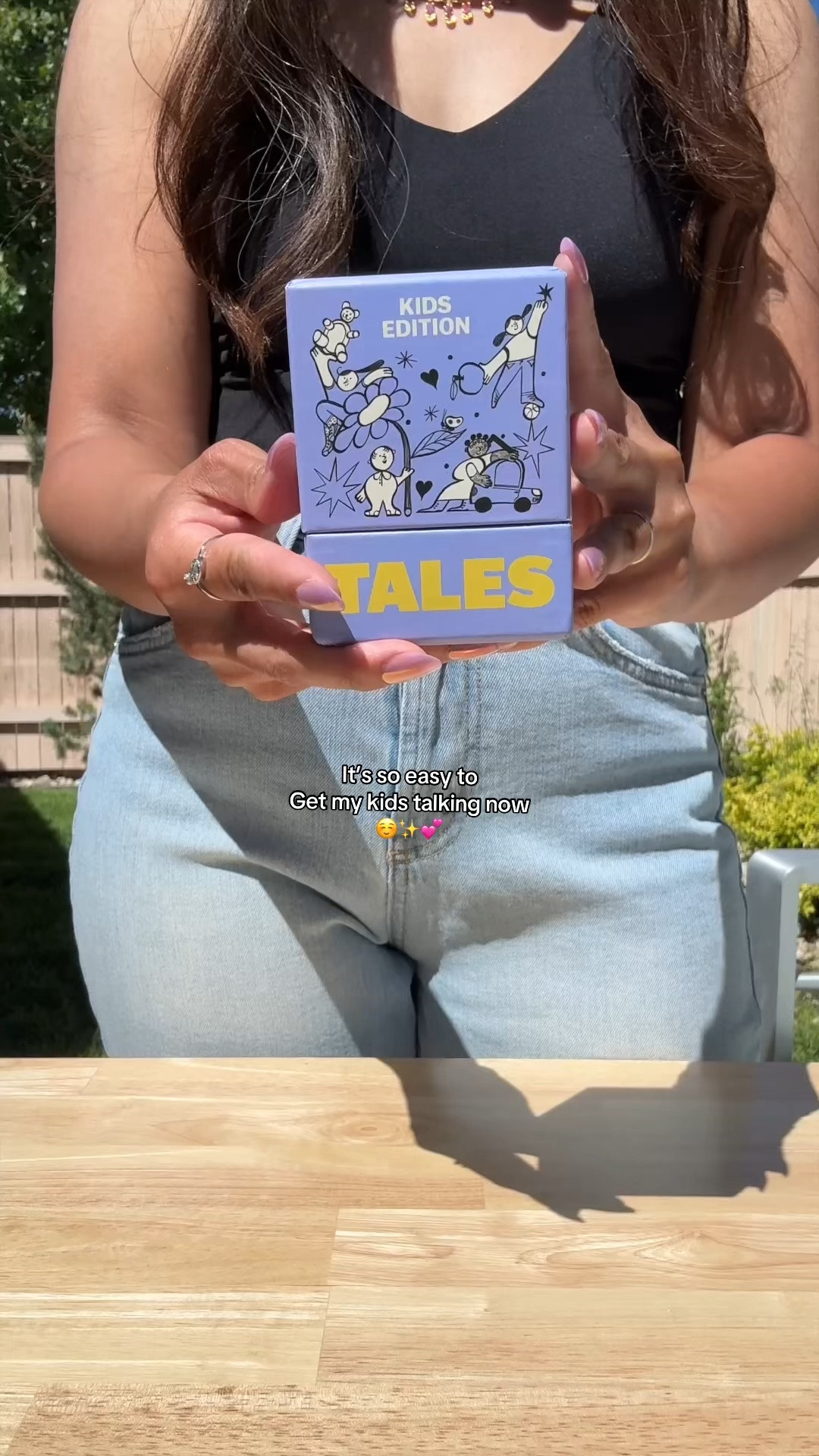 Tales talking cards make it super easy to get my kids to open up #tales #talkingcards #parentinghacks #cardgames #conversationstarters

#LTKSaleAlert #LTKKids #LTKmomlife