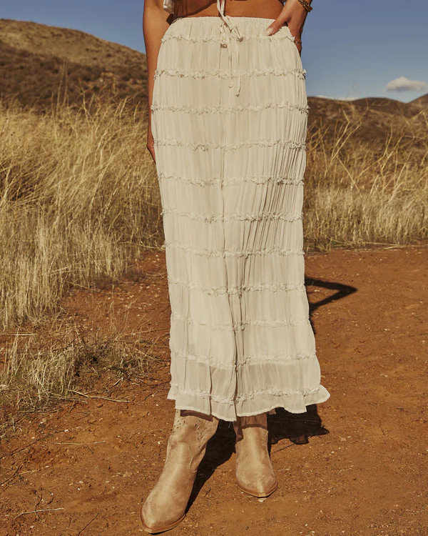 Celestial Haven Chiffon Maxi Skirt | VICI