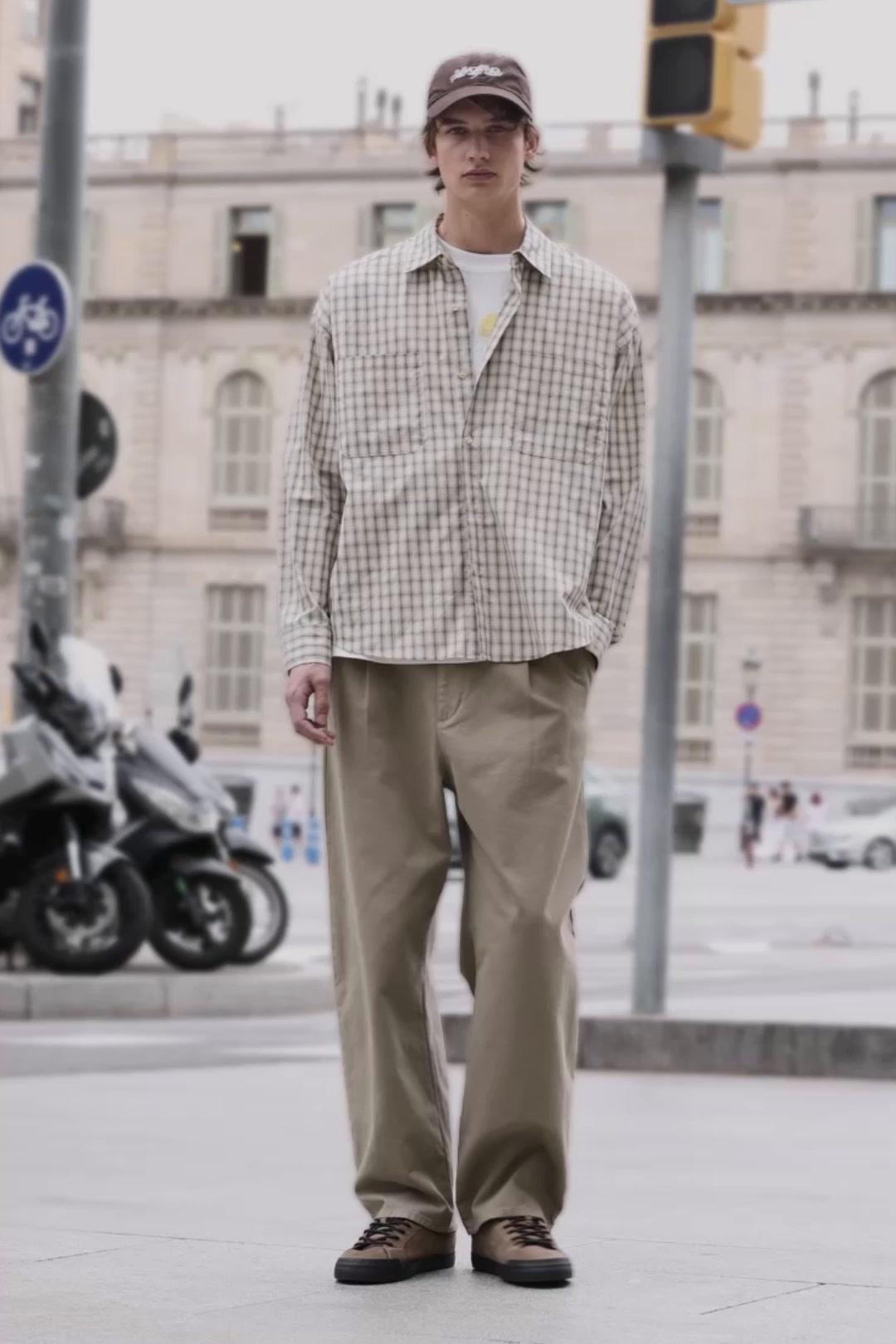 Chemise \u00e0 carreaux manches longues | Pull&Bear France | PULL and BEAR FR