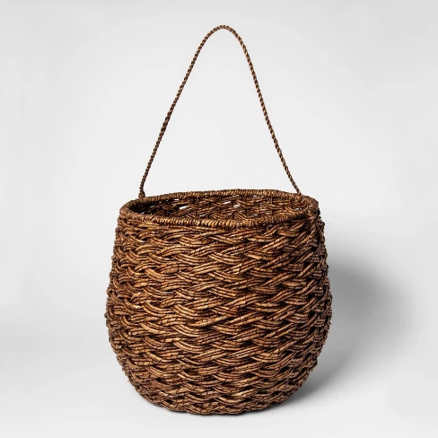 15"x18" Large Round Basket Espresso Brown - Threshold™ | Target