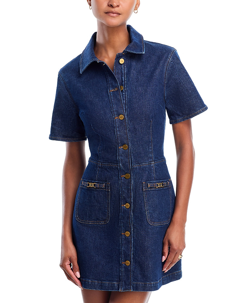 Paige Clementine Denim Mini Dress | Bloomingdale's (US)
