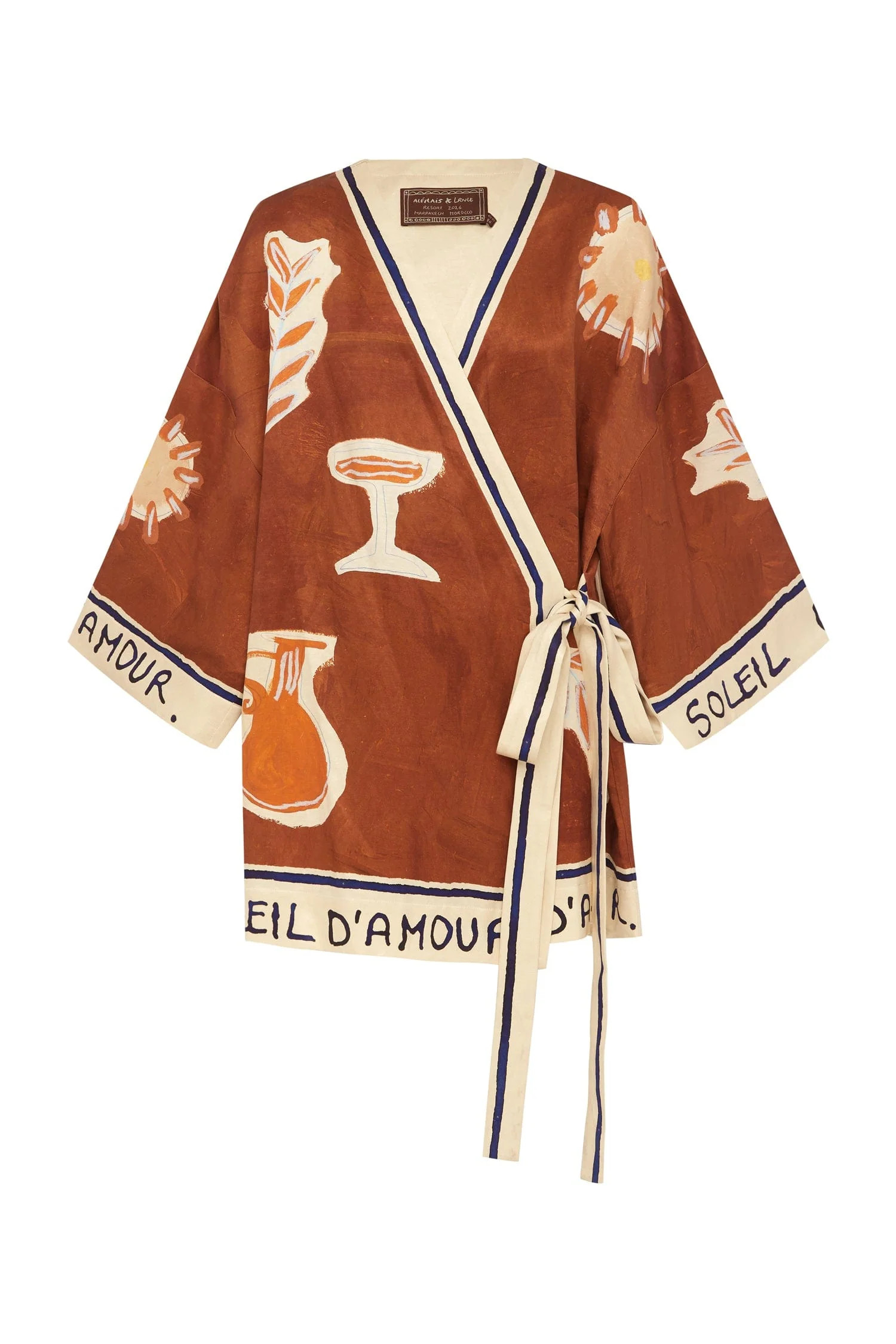 SOLEIL D'AMOUR WRAP MINI DRESS | Alemais (AU, US, UK)