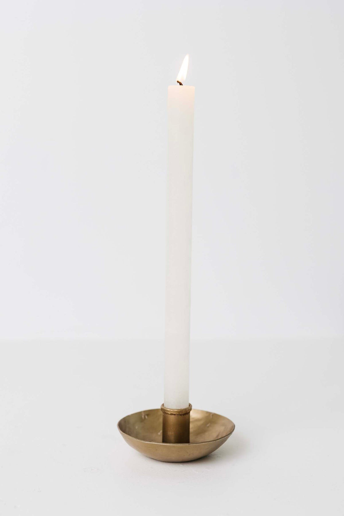 Lyle Taper Holder - Brass | THELIFESTYLEDCO