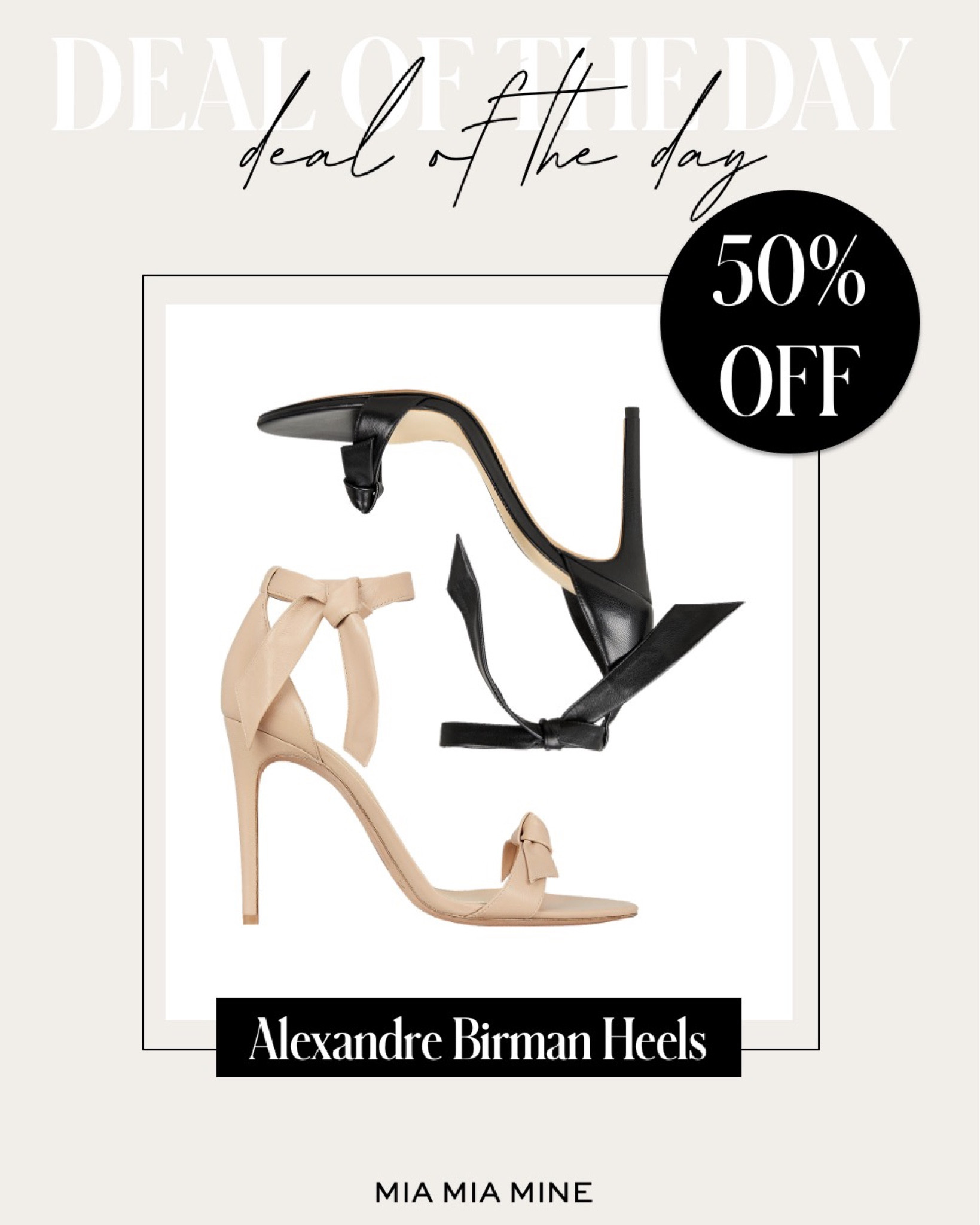 Alexandre Birman tie ankle heels on sale - take 50% off at intermix 

#LTKsalealert #LTKwedding #LTKshoecrush