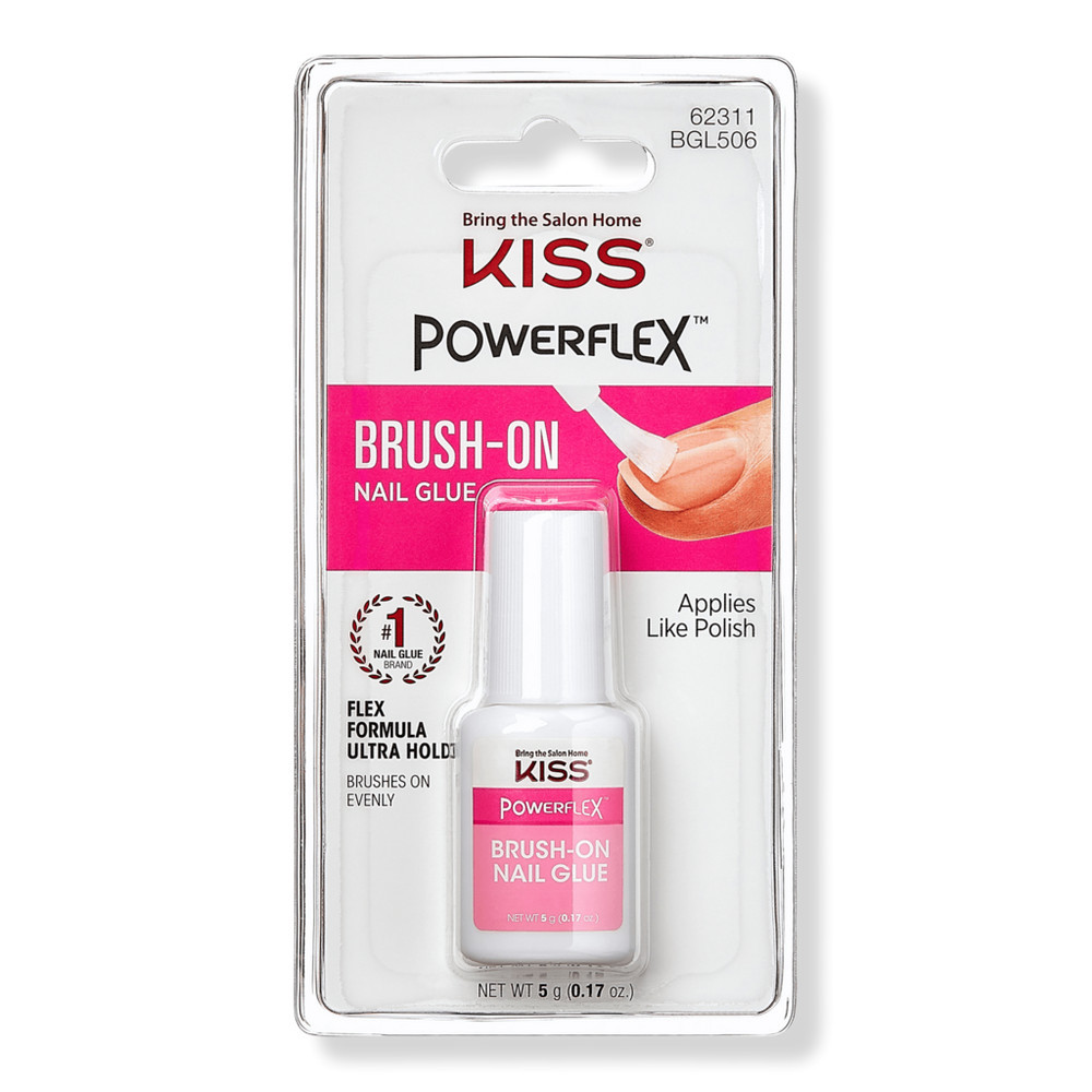 Kiss PowerFlex Ultra-Hold Brush-On Nail Glue | Ulta
