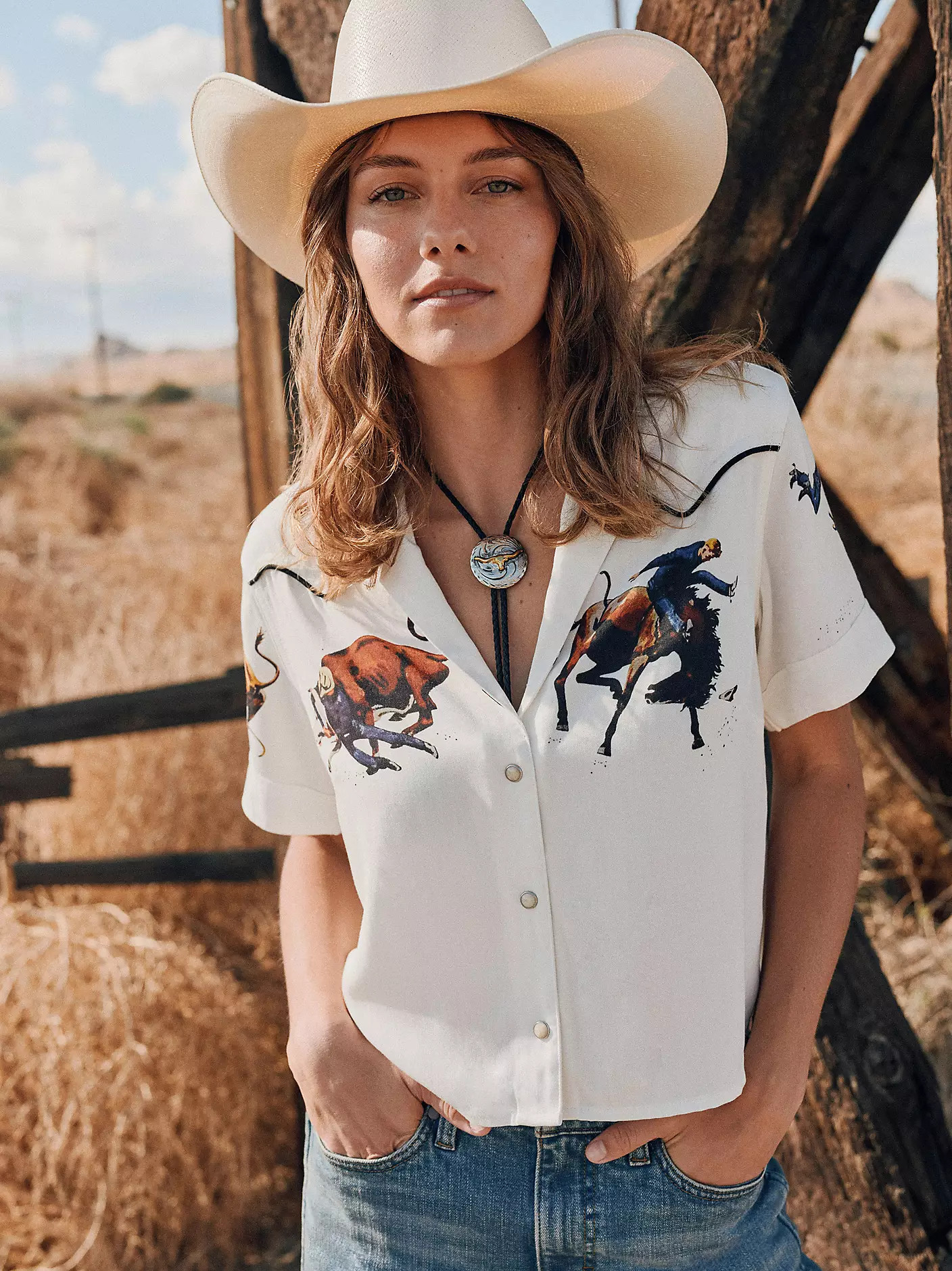 Lainey Wilson x Wrangler Camp Shirt | Wrangler