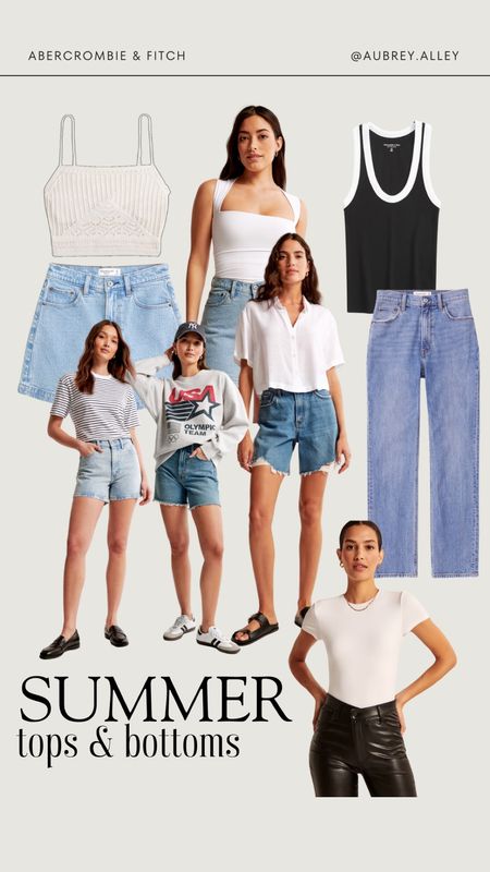cute summer shorts, jeans and top finds from abercrombie and fitch 

#LTKSeasonal #LTKfindsunder100 #LTKstyletip